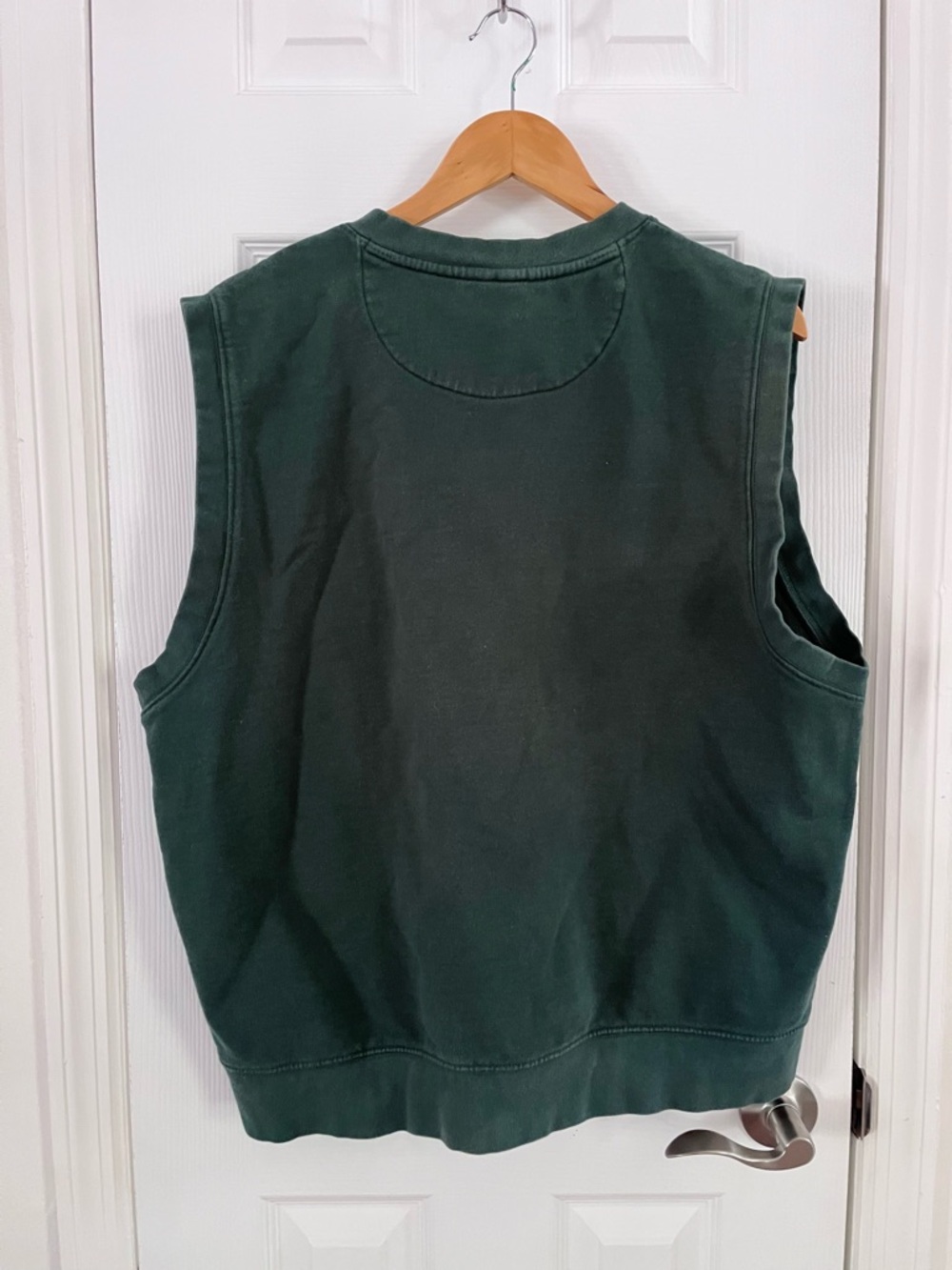 Obey Dark Green Sweatshirt Vest Size XL - Picture 4 of 5